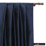 Navy Blue Art Silk / Faux Silk Fabric By The Metre