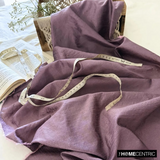 Lilac Art Silk / Faux Silk Fabric By The Metre