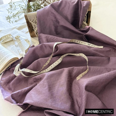 Lilac Art Silk / Faux Silk Fabric By The Metre