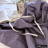 Dull Violet Art Silk / Faux Silk Fabric By The Metre