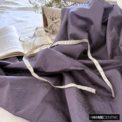 Dull Violet Art Silk / Faux Silk Fabric By The Metre