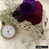 Purple Silk Dupioni Fabric By The Metre