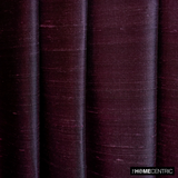 Dark Wine Silk Dupioni Fabric By The Metre