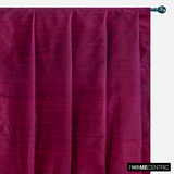 Magenta Silk Dupioni Fabric By The Metre