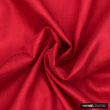 Red Silk Dupioni Fabric By The Metre
