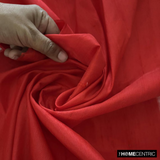 Red Silk Dupioni Fabric By The Metre