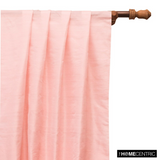 Peach Pink Silk Dupioni Fabric By The Metre