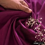 Dark Fuchsia Pink Silk Dupioni Fabric By The Metre