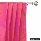 Coral Pink Silk Dupioni Fabric By The Metre