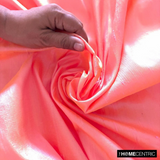 Pink, Gold Silk Dupioni Fabric By The Metre