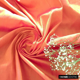 Pink, Yellow Silk Dupioni Fabric By The Metre