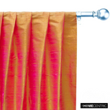 Pink, Yellow Silk Dupioni Fabric By The Metre