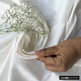 Ivory Silk Dupioni Fabric By The Metre