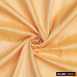 Mustard Orange Silk Dupioni Fabric By The Metre