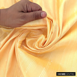 Mustard Orange Silk Dupioni Fabric By The Metre