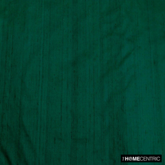 Dark Green Silk Dupioni Fabric By The Metre