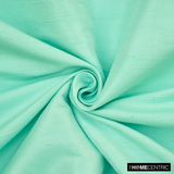 Mint Green Silk Dupioni Fabric By The Metre