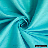 Sea Green Silk Dupioni Fabric By The Metre