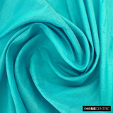Sea Green Silk Dupioni Fabric By The Metre