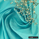 Sea Green Silk Dupioni Fabric By The Metre