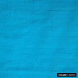 Peacock Blue Silk Dupioni Fabric By The Metre