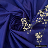 Royal Blue Silk Dupioni Fabric By The Metre