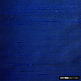 Royal Blue Silk Dupioni Fabric By The Metre