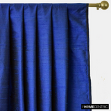 Royal Blue Silk Dupioni Fabric By The Metre