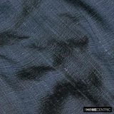 Midnight Blue Silk Dupioni Fabric By The Metre