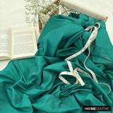 Emerald Green Silk Dupioni Fabric By The Metre