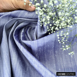 Lavender Blue Silk Dupioni Fabric By The Metre