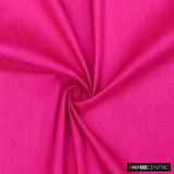 Fuchsia Pink 100% Pure Silk Fabric By The Metre