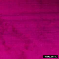 Dark Fuchsia Pink 100% Pure Silk Dupioni Fabric By The Metre