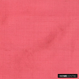 Coral Pink 100% Pure Silk Dupioni Fabric By The Metre