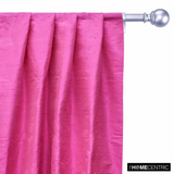 Bubblegum Pink 100% Pure Silk Dupioni Fabric By The Metre