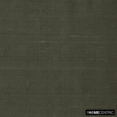 Taupe Green 100% Pure Silk Dupioni Fabric By The Metre