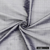 Silver Gray 100% Pure Silk Fabric By The Metre