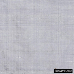 Silver Gray 100% Pure Silk Dupioni Fabric By The Metre