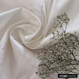 Ivory 100% Pure Silk Dupioni Fabric By The Metre