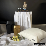 Ivory 100% Pure Silk Dupioni Fabric By The Metre