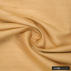 Light Gold 100% Pure Silk Fabric By The Metre