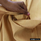 Light Gold 100% Pure Silk Dupioni Fabric By The Metre