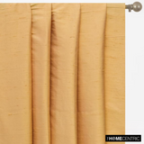 Light Gold 100% Pure Silk Dupioni Fabric By The Metre