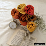 Saffron Orange 100% Pure Silk Dupioni Fabric By The Metre