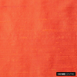 Orange, Pink 100% Pure Silk Dupioni Fabric By The Metre