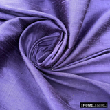 Purple 100% Pure Silk Dupioni Fabric By The Metre