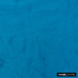 Peacock Blue Art Silk / Faux Silk Fabric By The Metre