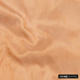Melon Orange Art Silk / Faux Silk Fabric By The Metre