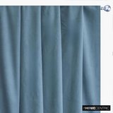 Dusky Blue High Quality Plush Velvet Fabric by the Metre, 1 Metre Blue Velvet Fabric