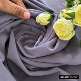 Lavender Grey High Quality Plush Velvet Fabric by the Metre, 1 Metre Gray Velvet Fabric